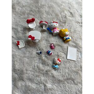 Hello Kitty Sanrio mini multicolor figures lot